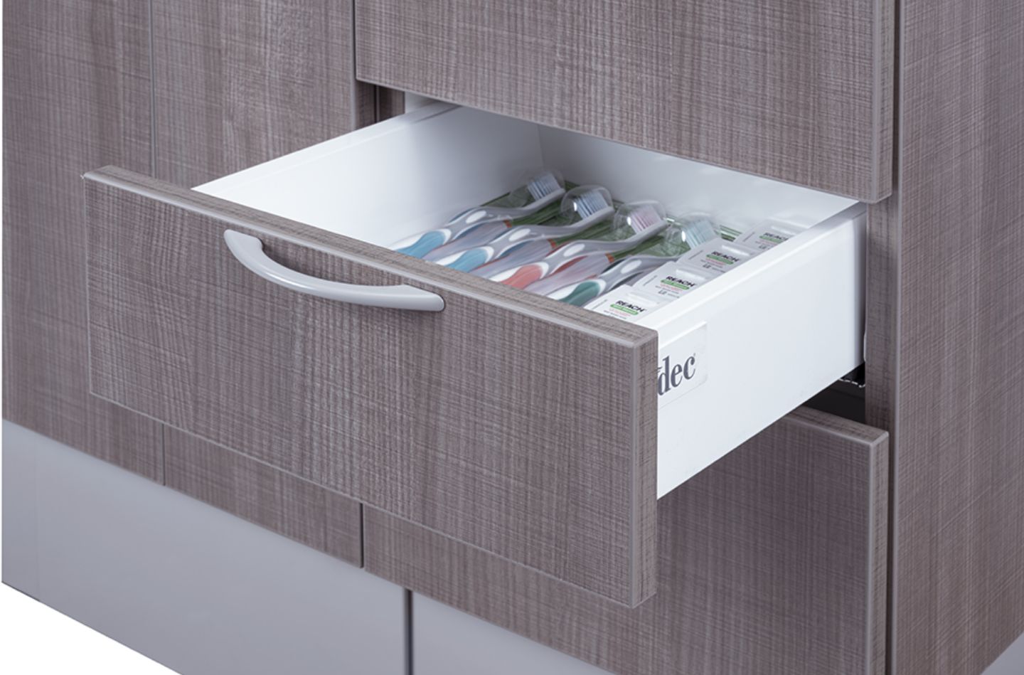 A-dec Inspire 391 hygiene console lower pull-out drawer