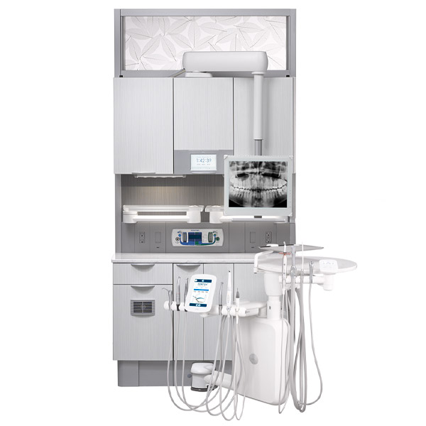 A-dec Inspire 591 treatment console with infills